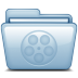 Movies Blue Icon 72x72 png